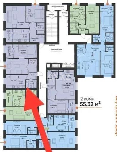 Продажа 2-комнатной квартиры, 64 м², пр. Тауелсыздык, дом  25/2 в Астане - фото 5