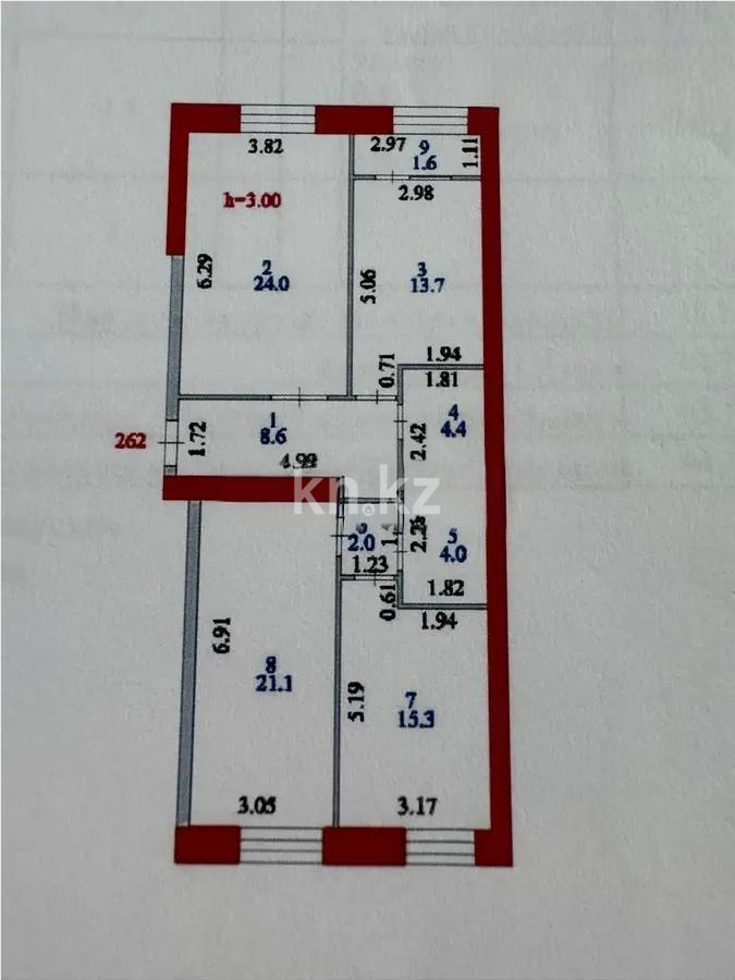 Продажа 3-комнатной квартиры, 95 м², ул. Е-15, дом  13/1 в Астане - фото 5