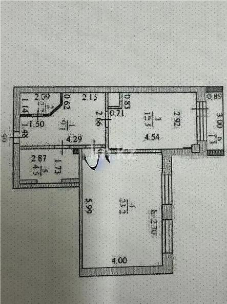 Продажа 1-комнатной квартиры, 52.8 м² в Астане - фото 5