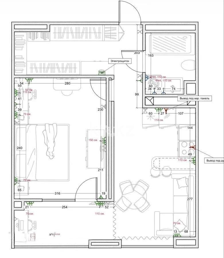 Продажа 2-комнатной квартиры, 48 м² в Астане - фото 7