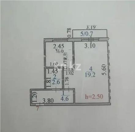 Продажа 1-комнатной квартиры, 32 м² в Караганде - фото 4