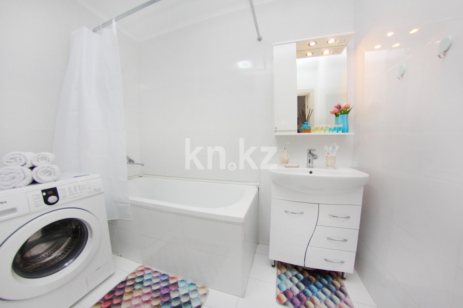 Аренда 2-комнатной квартиры посуточно, 48 м², Каблукова, дом  38г - ул. Торайгырова - Аренда квартир посуточно в Алматы с фото фото 7 из 20