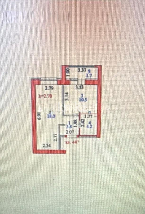 Продажа 1-комнатной квартиры, 38.2 м², ул. Айтматова, дом  33 стр - Продажа  однокомнатных квартир в новостройках Астаны с фото фото 2 из 2