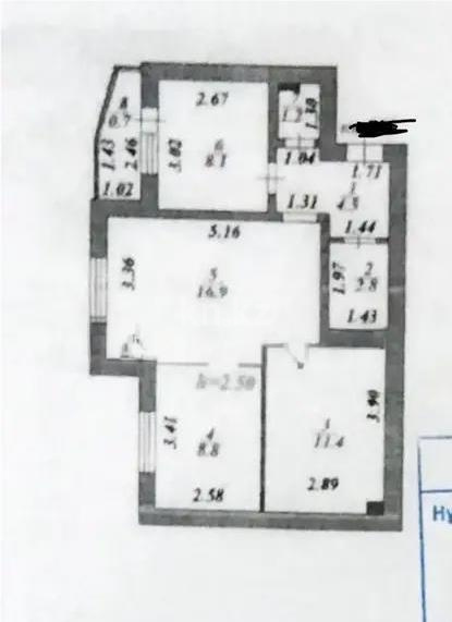 Продажа 2-комнатной квартиры, 54.4 м² в Астане - фото 6