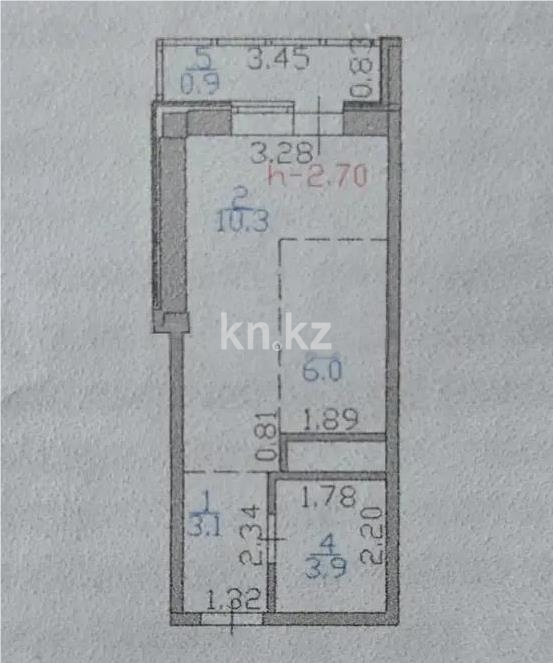 Продажа 1-комнатной квартиры, 24.2 м² - Продажа недвижимости в Астане - страница 22 фото 4 из 4