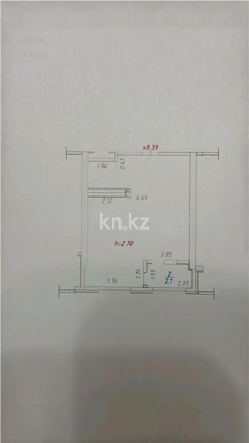 Продажа 2-комнатной квартиры, 51.1 м² в Алматы - фото 2