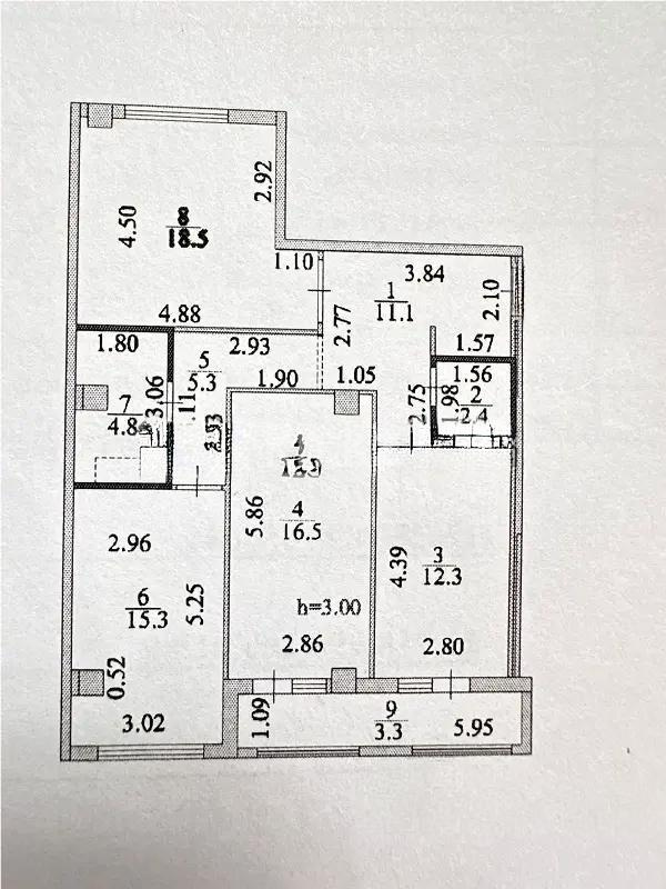 Продажа 3-комнатной квартиры, 89.5 м², ул. Байтурсынова, дом  22 стр в Астане - фото 4