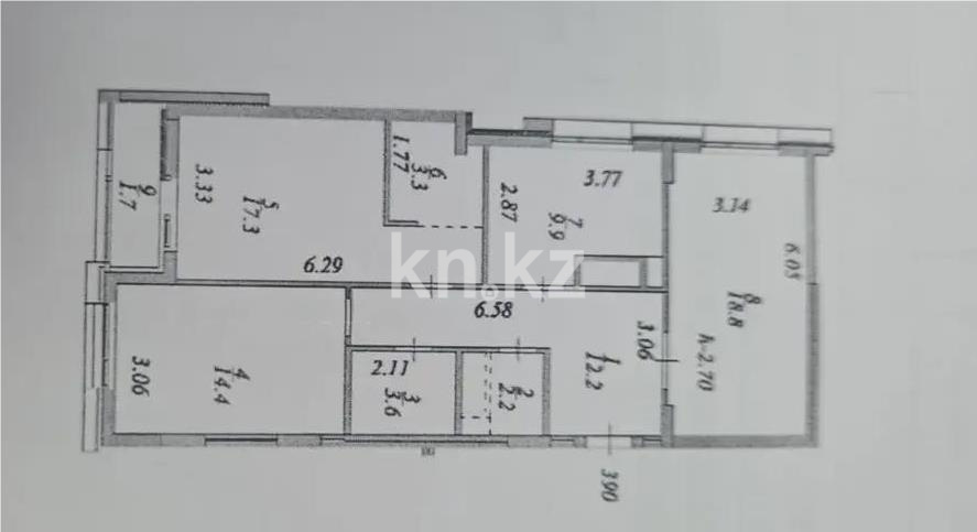 Продажа 3-комнатной квартиры, 84 м² в Астане - фото 5