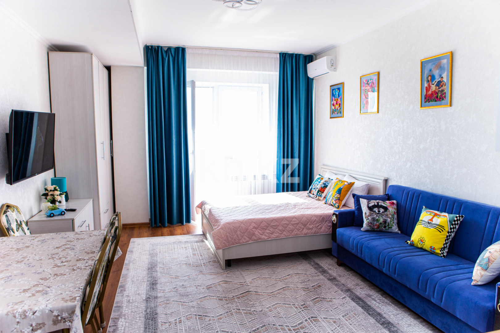 Аренда 1-комнатной квартиры посуточно, 33 м², Сейфуллина, дом  525 - ул. Айтеке би - Аренда квартир посуточно в Алматы без посредников фото 1 из 10