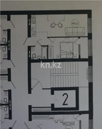 Продажа 1-комнатной квартиры, 35.1 м² в Астане