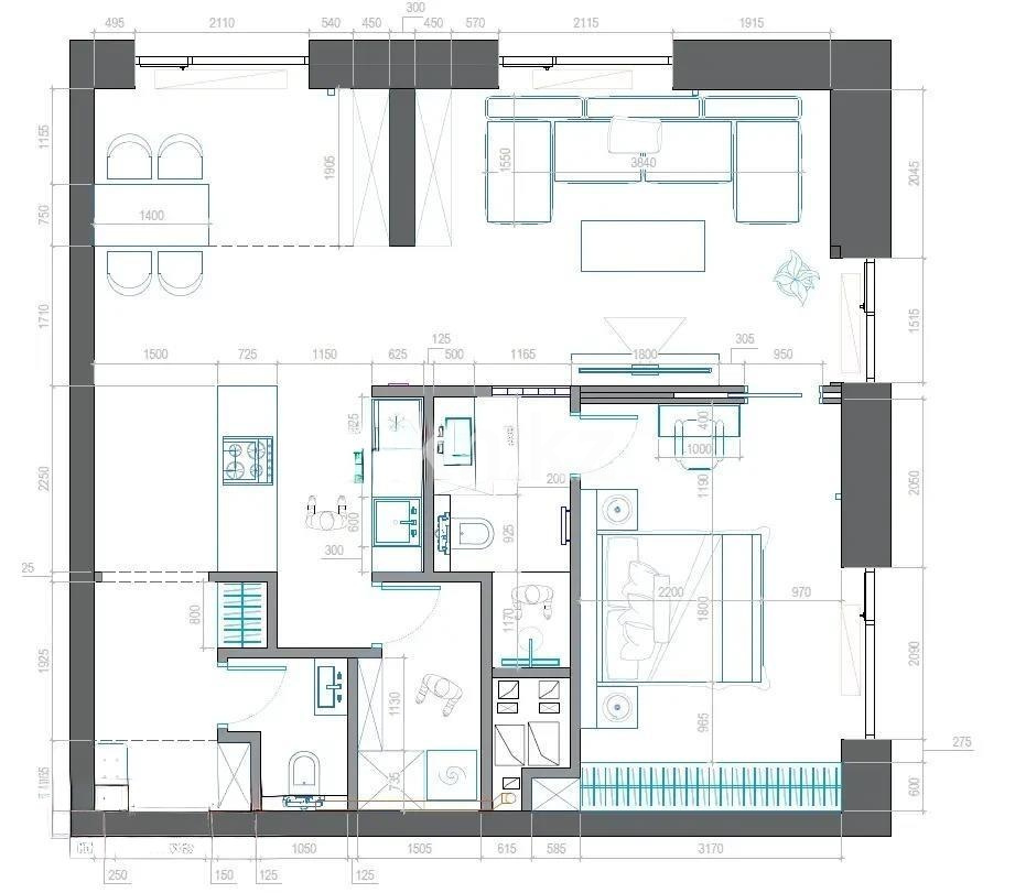 Продажа 2-комнатной квартиры, 74 м² в Астане - фото 2