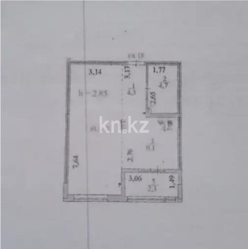 Продажа 1-комнатной квартиры, 44.4 м² в Астане - фото 5