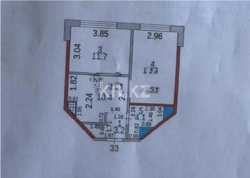 Продажа 2-комнатной квартиры, 43 м² в Караганде - фото 10