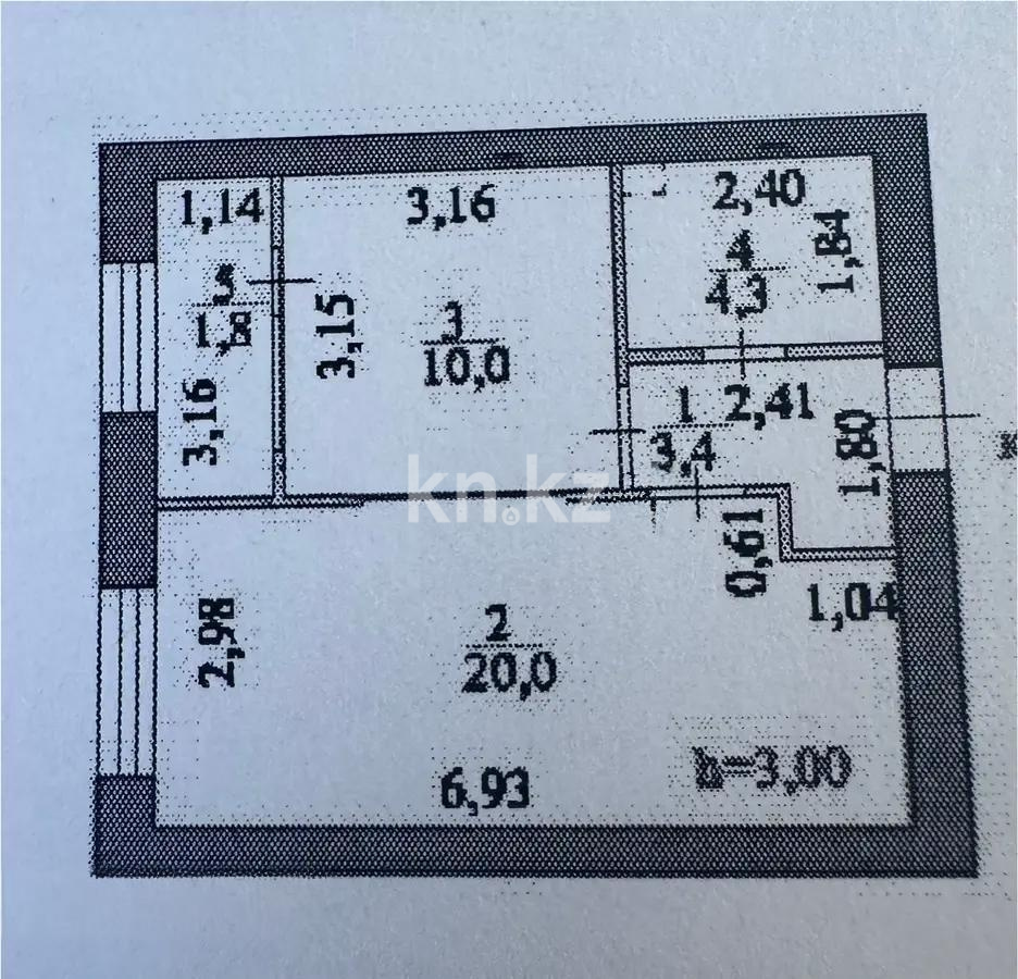 Продажа 1-комнатной квартиры, 39.6 м², ул. Керей, Жанибек хандар, дом  44/6 - Продажа  однокомнатных квартир в новостройках Астаны фото 1 из 1