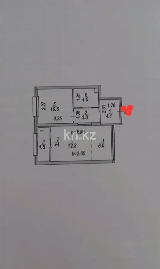Продажа 2-комнатной квартиры, 42 м², ул. Бектурова, дом  11а - Продажа квартир в Астане фото 1 из 1