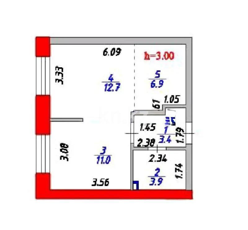 Продажа 2-комнатной квартиры, 38 м² - Продажа квартир в новостройках Астаны - страница 47 фото 6 из 6