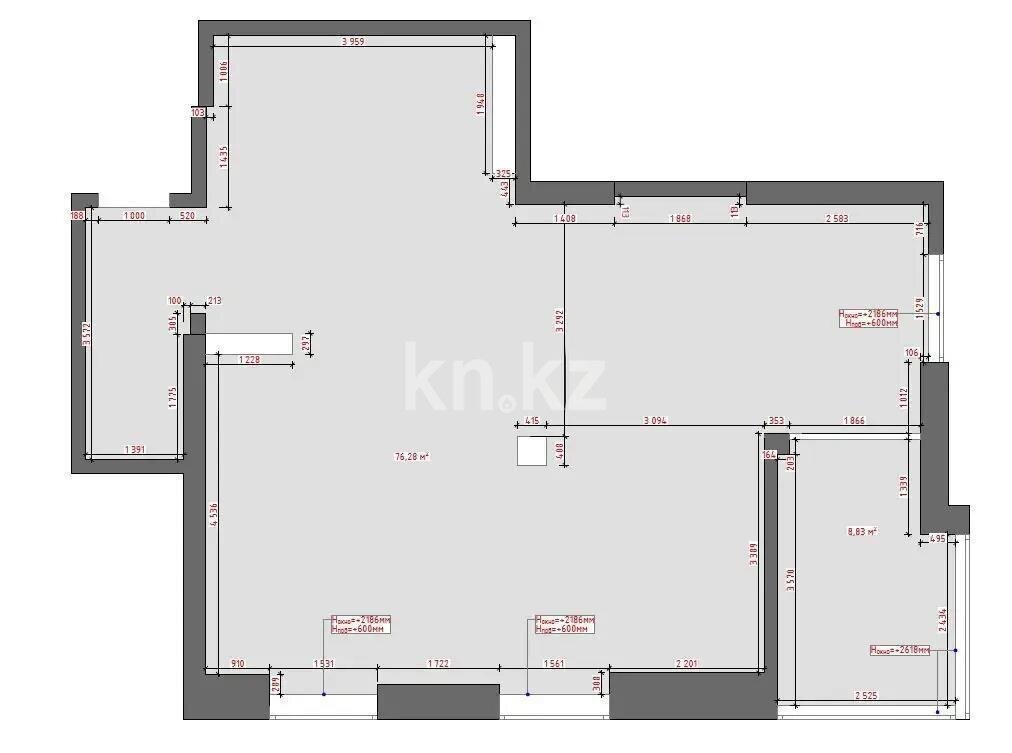 Продажа 3-комнатной квартиры, 82 м² в Алматы - фото 4