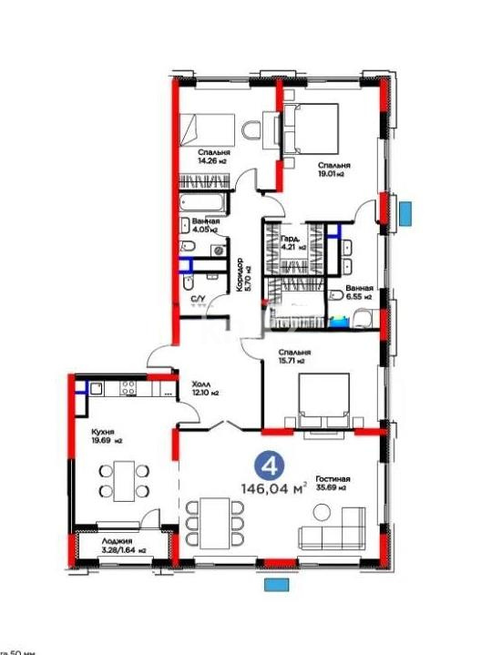 Продажа 2-комнатной квартиры, 67.3 м² - Продажа квартир в Казахстане - страница 33 фото 1 из 1