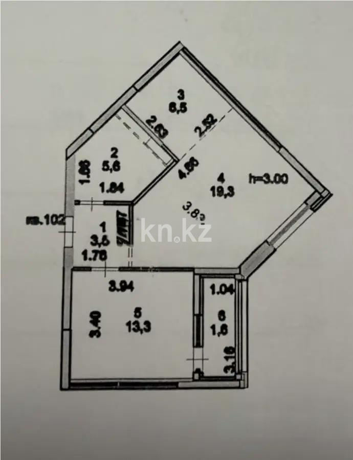 Продажа 2-комнатной квартиры, 50 м² в Астане - фото 5