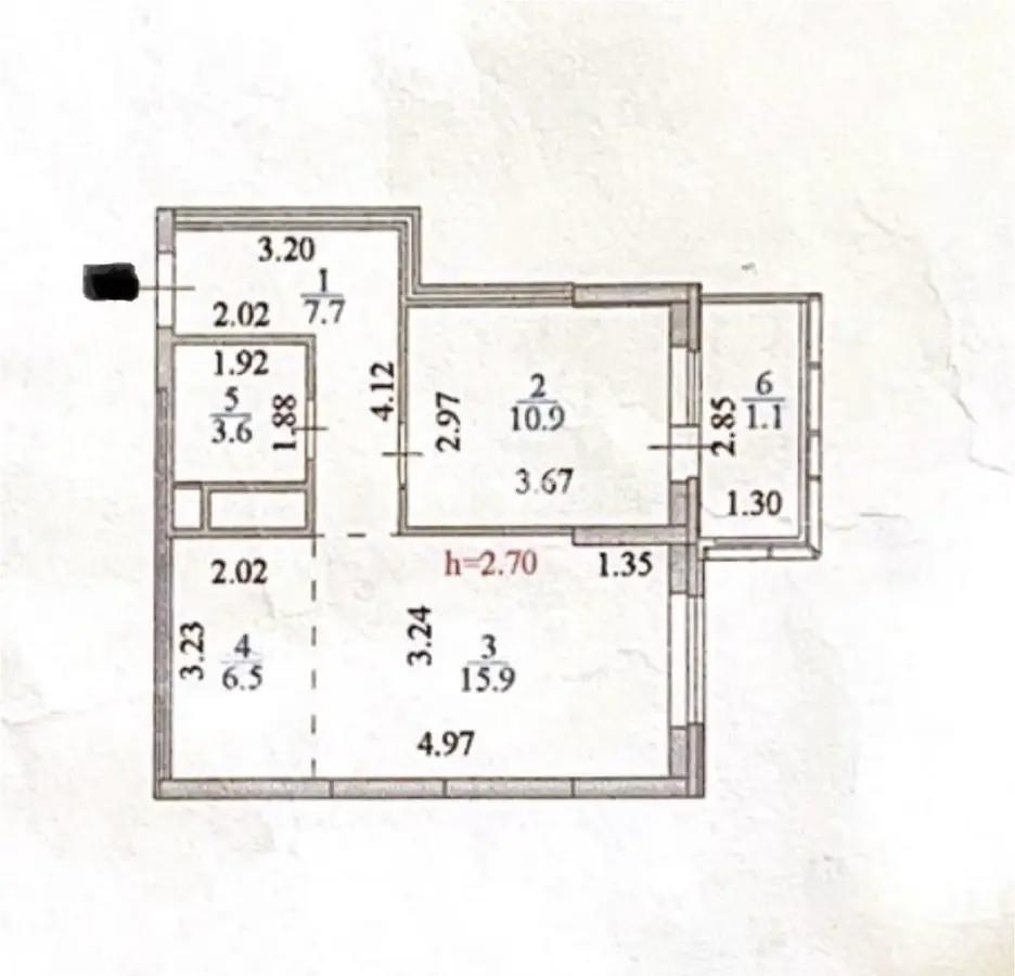 Продажа 2-комнатной квартиры, 46 м², пр. Улы Дала, дом  84 - Продажа квартир в новостройках Астаны с фото фото 1 из 1
