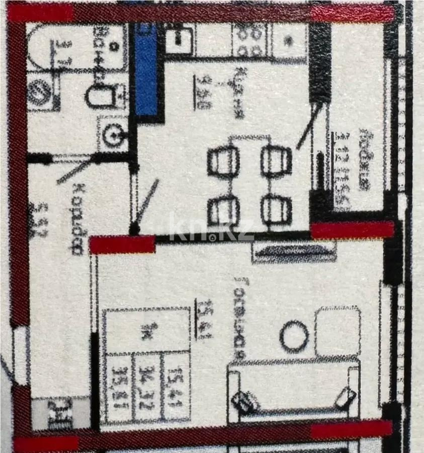 Продажа 1-комнатной квартиры, 38 м² в Астане