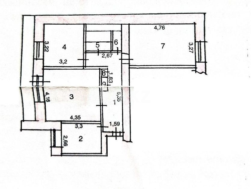 Продажа 3-комнатной квартиры, 67.5 м² - Недвижимость в Усть-Каменогорске фото 14 из 16