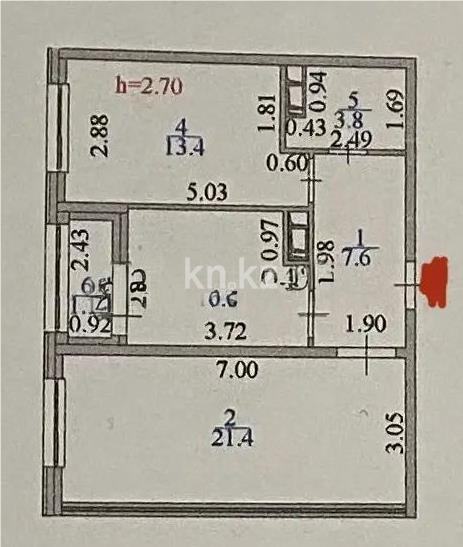 Продажа 2-комнатной квартиры, 58 м² - Продажа квартир в новостройках Астаны - страница 20 фото 6 из 6