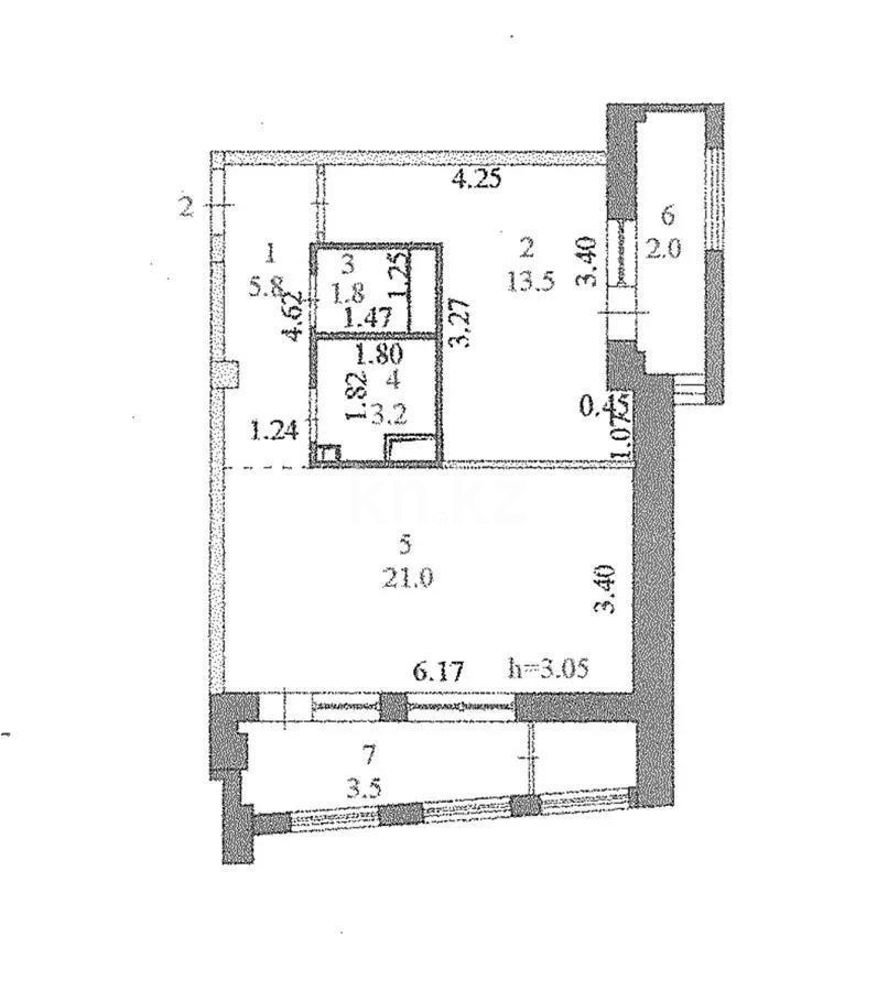 Продажа 1-комнатной квартиры, 50.8 м² - Аренда квартир посуточно в Кокшетау фото 5 из 10