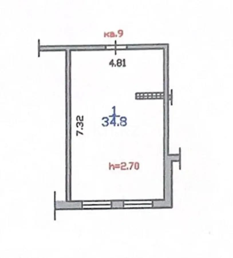 Продажа 1-комнатной квартиры, 34.8 м², мкр-н Шугыла, дом  340/5а стр - Продажа  однокомнатных квартир в новостройках Алматы с фото фото 1 из 1