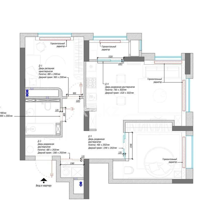 Продажа 3-комнатной квартиры, 67 м², пр. Тауелсыздык, дом  40/1 в Астане - фото 2