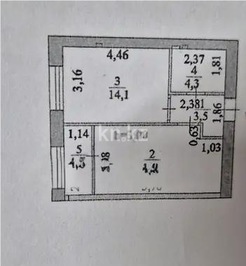 Продажа 2-комнатной квартиры, 40 м² в Астане