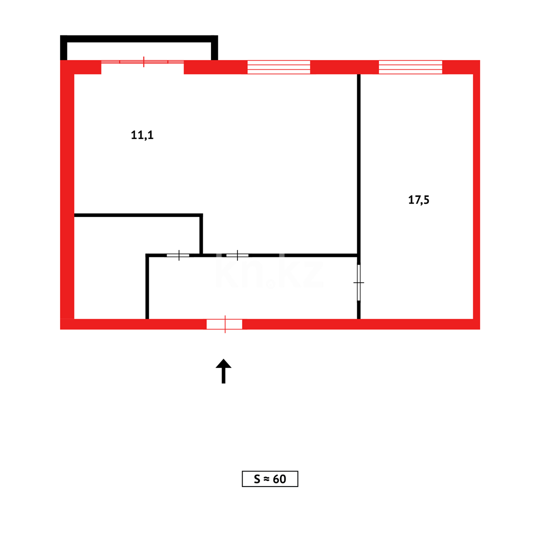 Продажа 2-комнатной квартиры, 64 м², ул. Академическая, дом  9/10 блок 2 в Караганде - фото 11