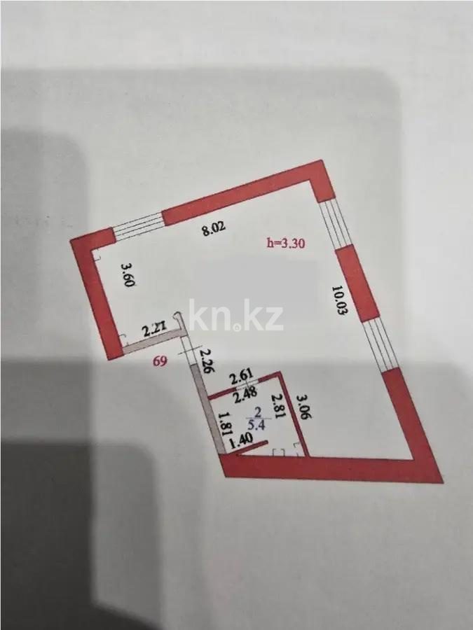 Продажа 2-комнатной квартиры, 59 м² в Астане - фото 3