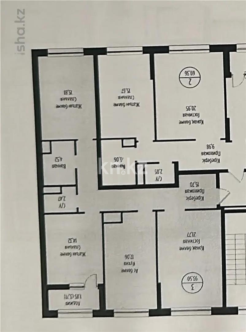 Продажа 3-комнатной квартиры, 95 м², ул. Жошы хана, дом  20 - Продажа  трехкомнатных квартир в новостройках Астаны фото 1 из 1