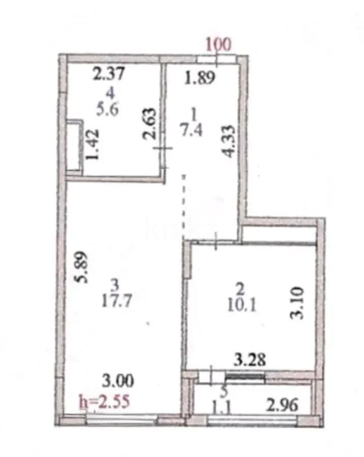 Продажа 1-комнатной квартиры, 41 м², ул. А-130, дом  5 - Продажа квартир в Астане без посредников с фото фото 5 из 5