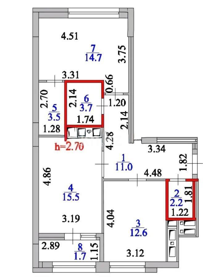 Продажа 2-комнатной квартиры, 65 м² - Продажа квартир в новостройках Астаны - страница 38 фото 2 из 2