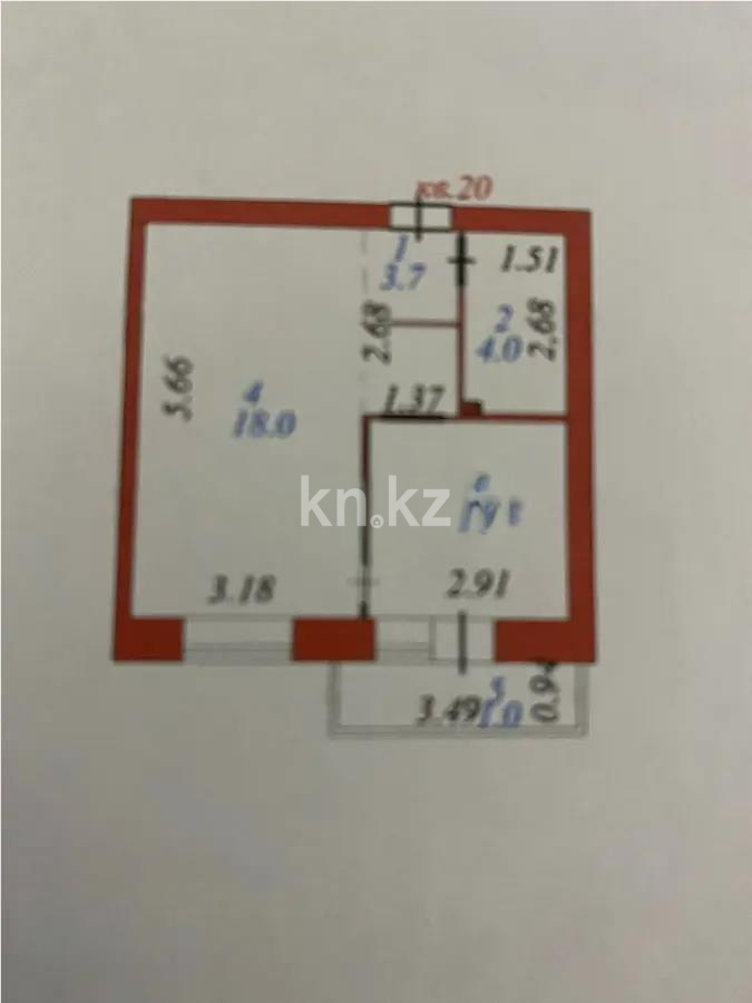 Продажа 2-комнатной квартиры, 36 м² в Астане - фото 5