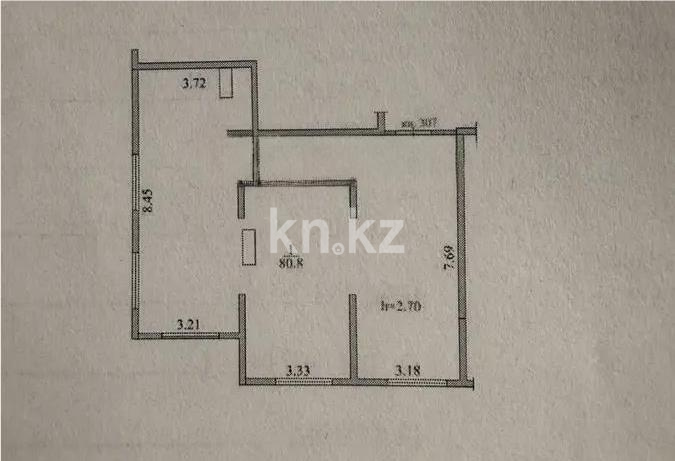 Продажа 3-комнатной квартиры, 80.8 м² в Алматы
