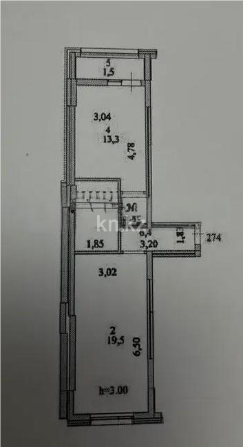 Продажа 1-комнатной квартиры, 46 м² - Продажа недвижимости в Казахстане - страница 11 фото 4 из 4
