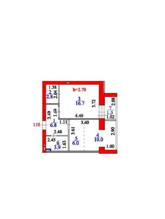 Продажа 2-комнатной квартиры, 48 м², ул. Болекпаева, дом  10/1 в Астане - фото 5