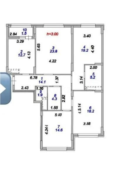 Продажа 4-комнатной квартиры, 117 м² - Продажа четырехкомнатных квартир от собственников в Астане фото 1 из 1