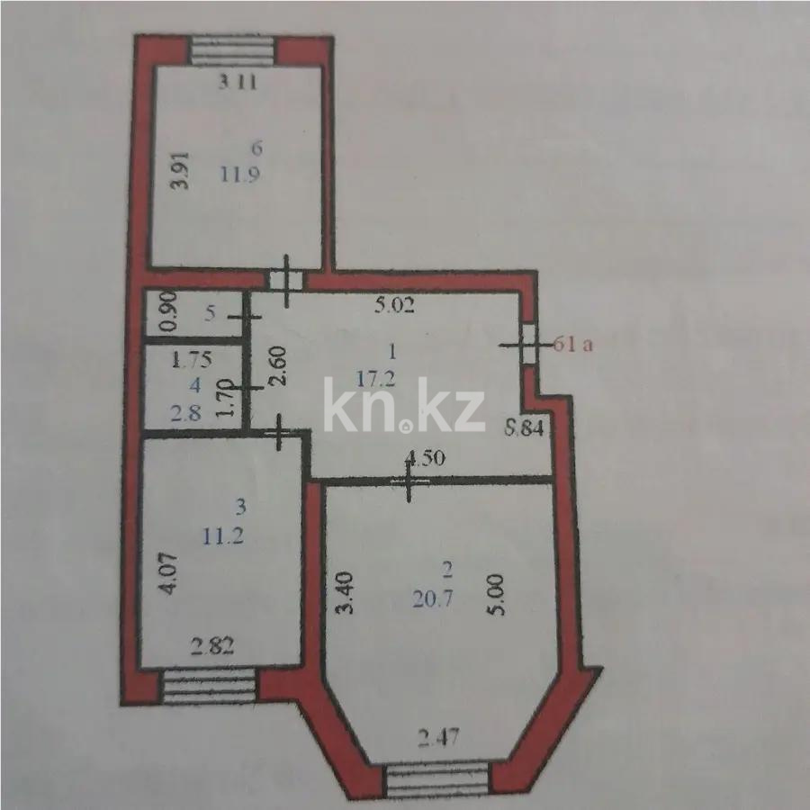 Продажа 2-комнатной квартиры, 65.3 м² - Продажа двухкомнатных квартир от собственников в Астане - страница 8 фото 1 из 1