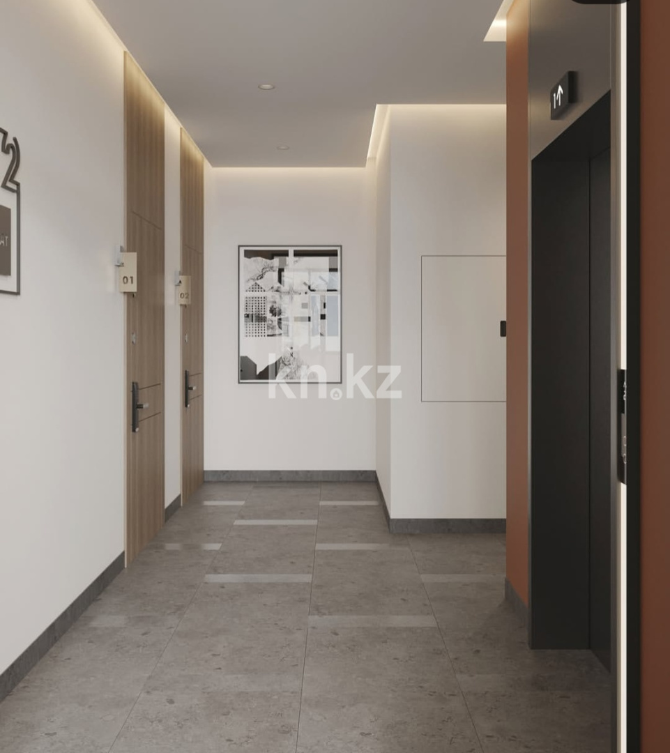 Продажа 1-комнатной квартиры, 33.7 м² - Продажа однокомнатных квартир в монолитном доме в Алматы фото 1 из 6