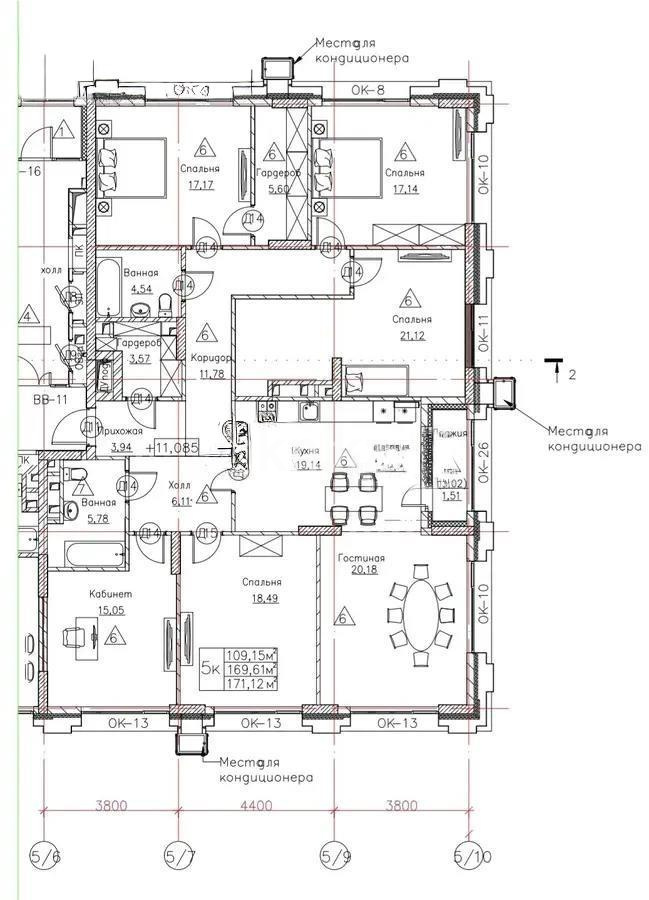 Продажа 6-комнатной квартиры, 170 м² - Продажа пятикомнатных и более квартир в Астане фото 5 из 5
