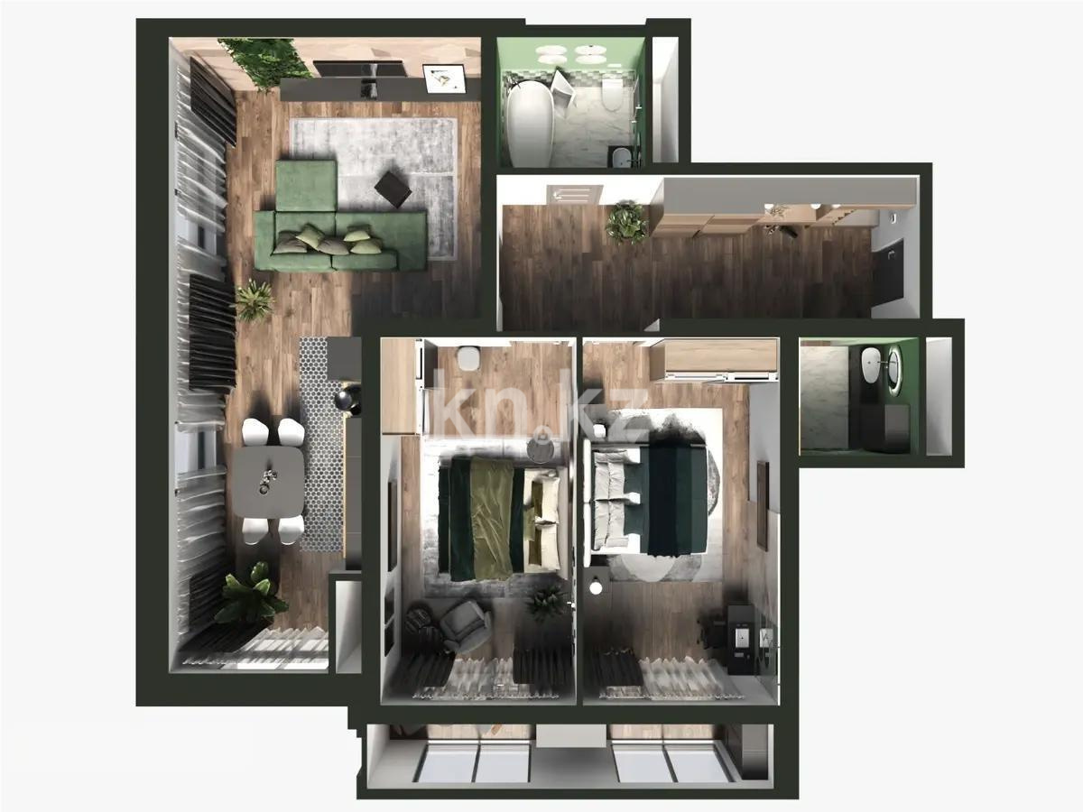 Продажа 3-комнатной квартиры, 104.6 м² в Алматы