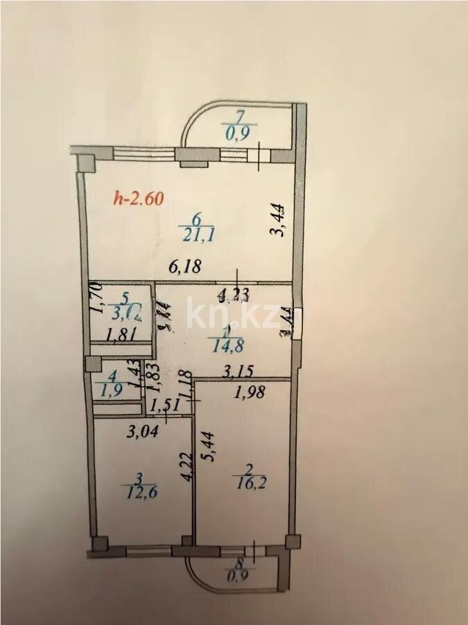 Продажа 2-комнатной квартиры, 71 м² в Астане - фото 5