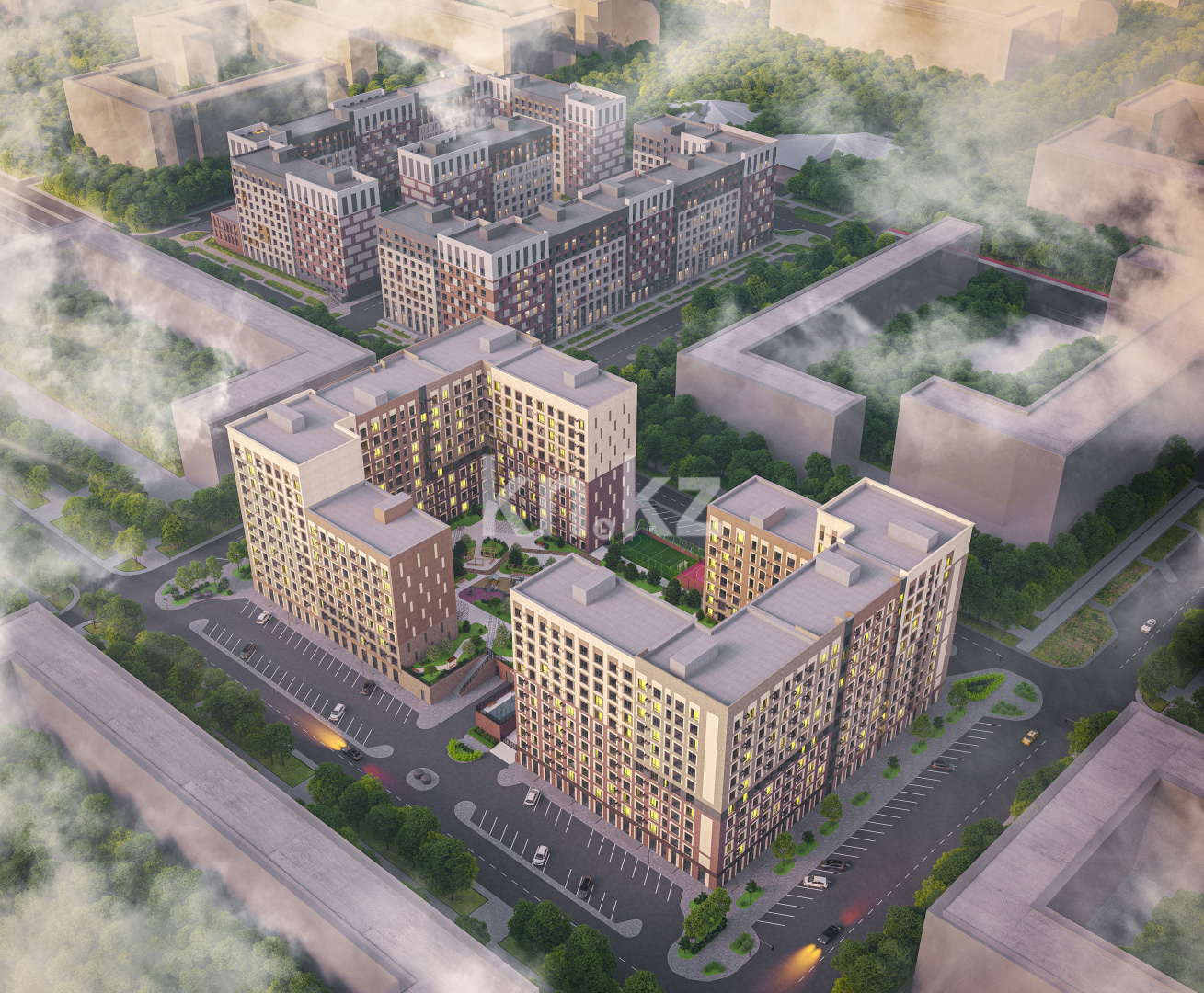 Продажа 2-комнатной квартиры, 68.78 м², ул. Е-15, дом  16 в Астане - фото 4 Продажа 2-комнатной квартиры, 68.78 м², ул. Е-15, дом  16 в Астане - фото 4