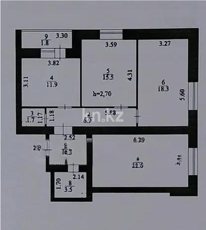 Продажа 3-комнатной квартиры, 86.5 м² - Продажа квартир в Астане без посредников - страница 43 фото 7 из 7