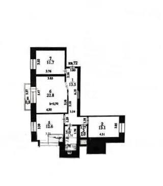 Продажа 3-комнатной квартиры, 79.5 м² - Продажа трехкомнатных квартир от собственников в Казахстане фото 6 из 6