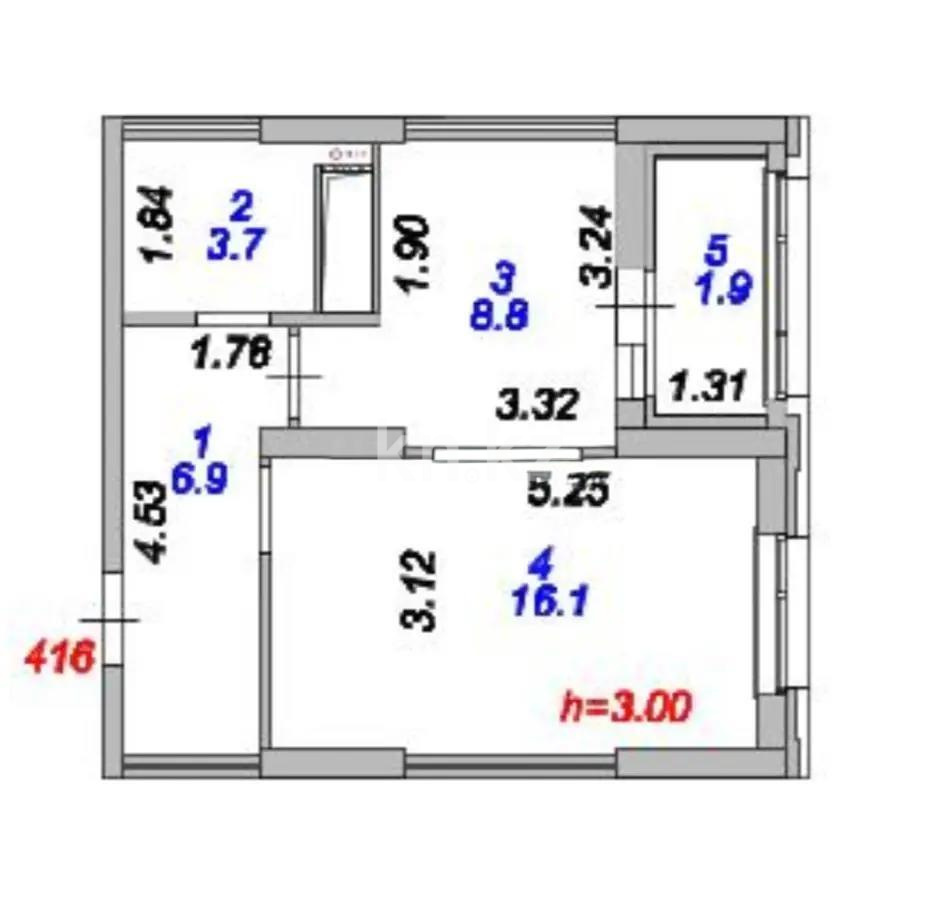 Продажа 1-комнатной квартиры, 37.4 м², ул. Шаймерденова, дом  4/1 - Продажа квартир в новостройках Астаны без посредников с фото фото 1 из 1